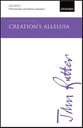 Creations Alleluia SATB choral sheet music cover